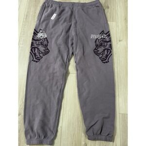 Darc Sport Wolves Fleece  Sweatpant Pants Purple Size XXL 790 Of 1000